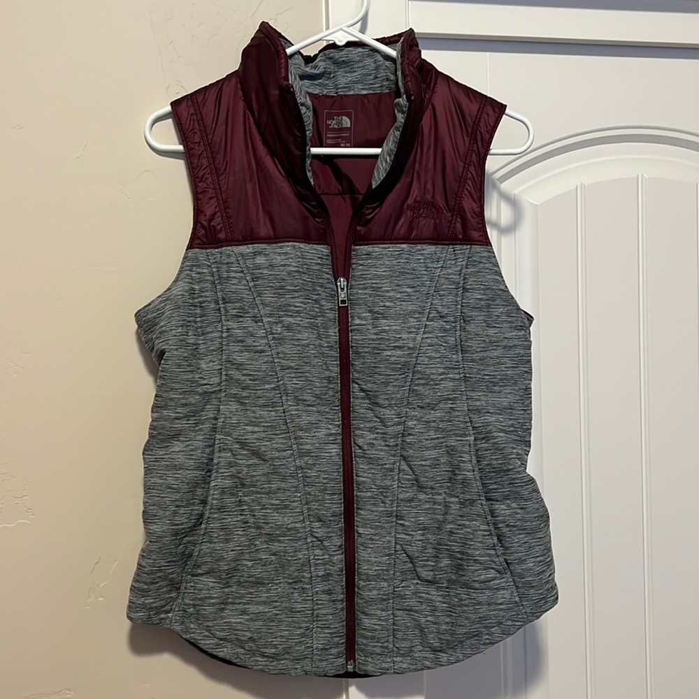 Womens North Face Vest Pseudo Quilted Medium